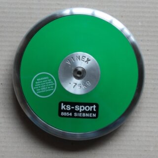 Wettkampfdiskus, Decat GREEN, 0,75 kg