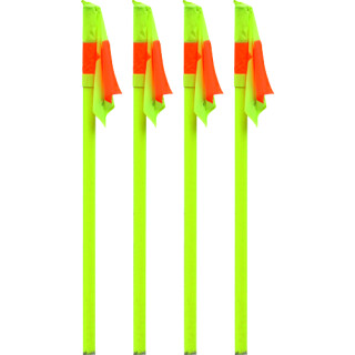 Eckstange, starr, 5 cm Ø, gelb