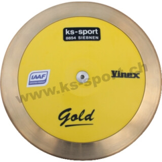 Wettkampfdiskus, Decat GOLD, 1,5 kg,