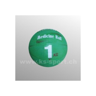 Medizinball aus Gummi, mit Ventil, 1 kg