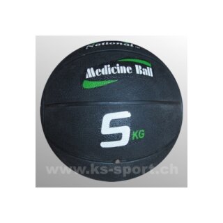 Medizinball aus Gummi, mit Ventil, 5 kg