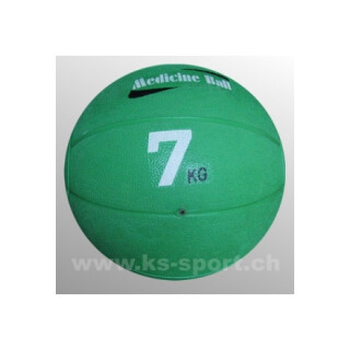 Medizinball aus Gummi, mit Ventil, 7 kg