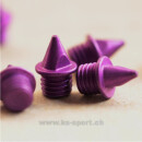 Keramik-Spikes, Pyramid, 4,7625 mm, violett