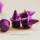 Keramik-Spikes, Pyramid, 4,7625 mm, violett
