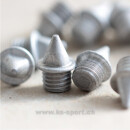Keramik-Spikes, Pyramid, 4,7625 mm, silber