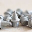 Keramik-Spikes, Pyramid, 6 mm, silber