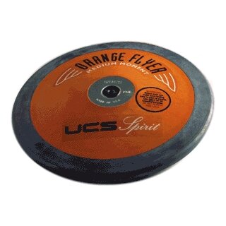 Wettkampfdiskus, UCS ORANGE FLYER, 2,0 kg,