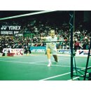 Badminton-Netz TURNIER, Polypropylen, schwarz, mit...