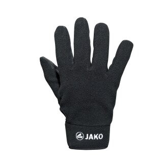 Jako Feldspielerhandschuhe Fleece, schwarz, 7