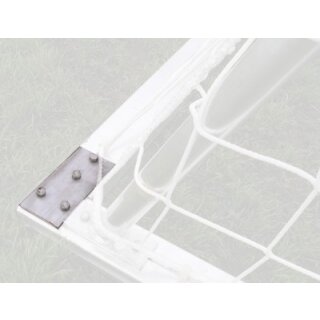 Verbindungsplatte Bodenholm/Bodenrohr, für transportable Tore