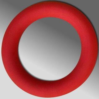 Wurfring aus Kunststoff, rot