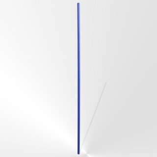 Kunststoff-Stange, 160 cm lang, 25 mm Ø blau