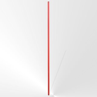 Kunststoff-Stange, 160 cm lang, 25 mm Ø rot