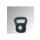 Kettlebell mit Kunststoff-Überzug