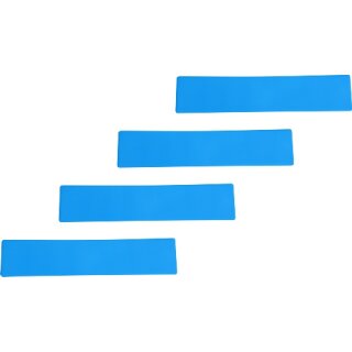 Bodenmarkierung Linie, 35 cm x 7,5 cm, blau
