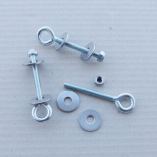 Schraubenset, Ringschraube, M6 x 50 mm U-Scheibe/Mutter