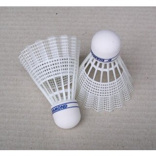 Badminton Shuttlecock Diamond, Medium, weiss