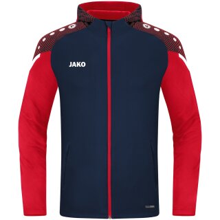 Jako Kapuzenjacke Performance, marine/rot, 3XL